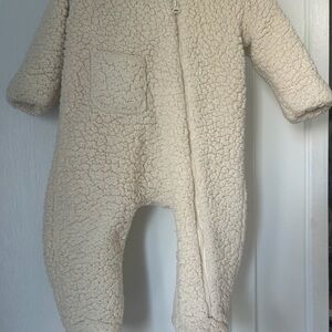 Zara Cream Kids Puffer Suit